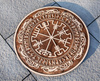 Vegvísir / drewno